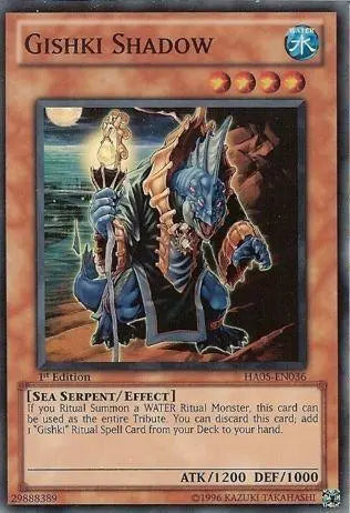 Gishki Shadow [HA05-EN036] Super Rare - Doe's Cards