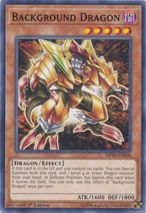 Background Dragon [MP19-EN008] Common - Doe's Cards