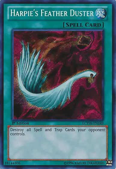 Harpie's Feather Duster [LCYW-EN149] Secret Rare - Doe's Cards