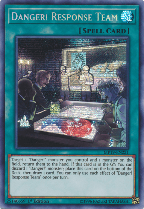 Danger! Response Team [MP19-EN221] Prismatic Secret Rare - Doe's Cards