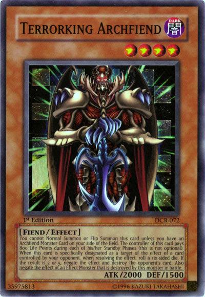 Terrorking Archfiend [DCR-072] Super Rare - Doe's Cards