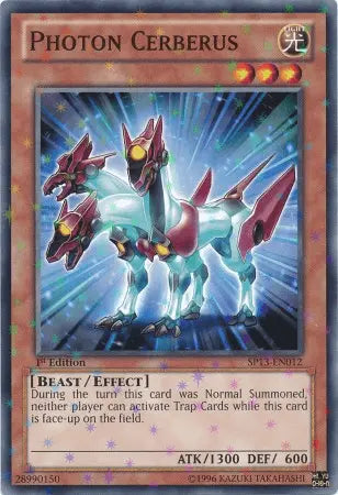 Photon Cerberus [SP13-EN012] Starfoil Rare - Doe's Cards