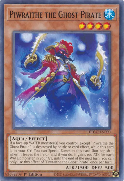 Piwraithe the Ghost Pirate [ETCO-EN000] Common - Doe's Cards