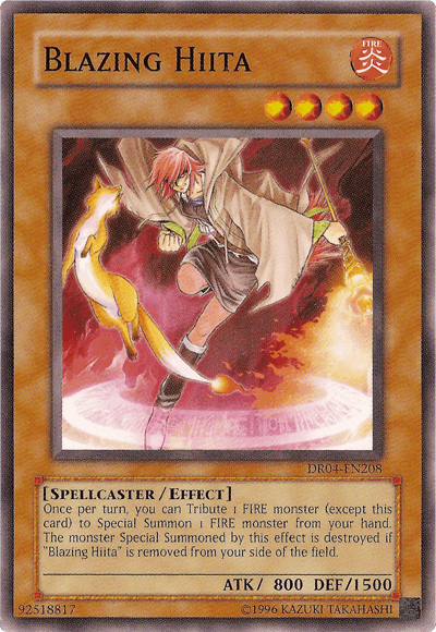 Blazing Hiita [DR04-EN208] Common - Doe's Cards