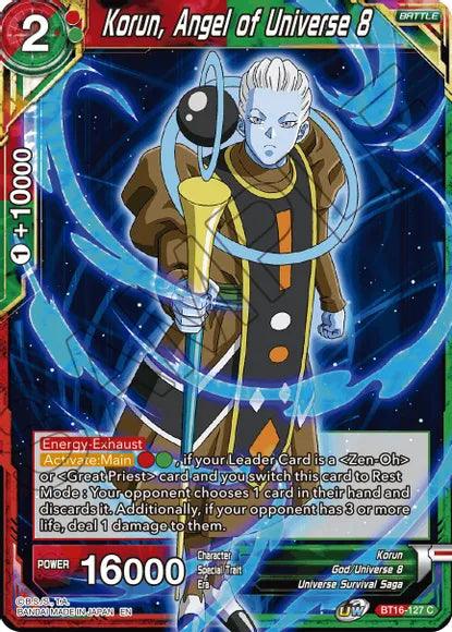 Korun, Angel of Universe 8 (BT16-127) [Realm of the Gods] - Doe's Cards