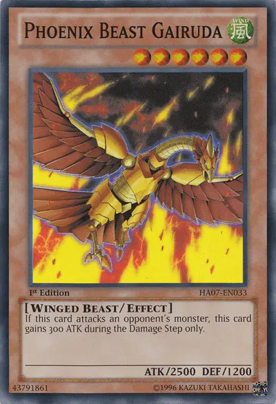 Phoenix Beast Gairuda [HA07-EN033] Super Rare - Doe's Cards