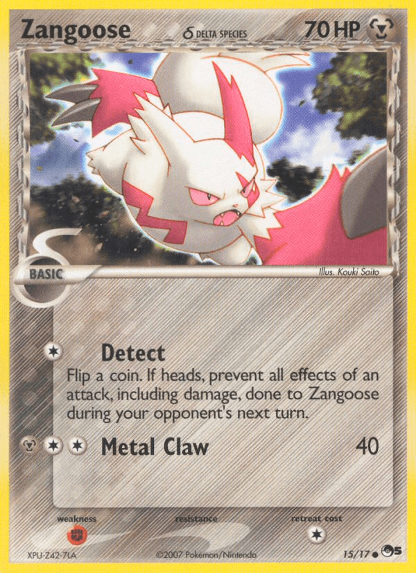 Zangoose (15/17) (Delta Species) [POP Series 5] - Doe's Cards