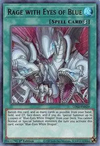 Rage with Eyes of Blue (Green) [LDS2-EN029] Ultra Rare - Doe's Cards