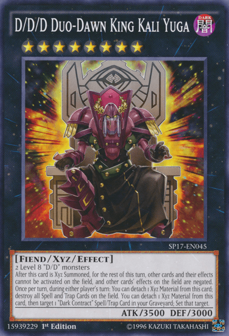 D/D/D Duo-Dawn King Kali Yuga [SP17-EN045] Common - Doe's Cards