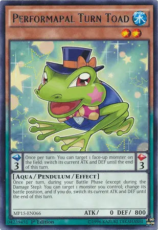 Performapal Turn Toad [MP15-EN066] Rare - Doe's Cards