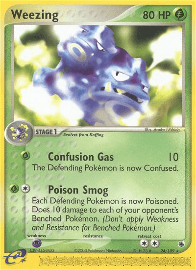 Weezing (24/109) [EX: Ruby & Sapphire] - Doe's Cards