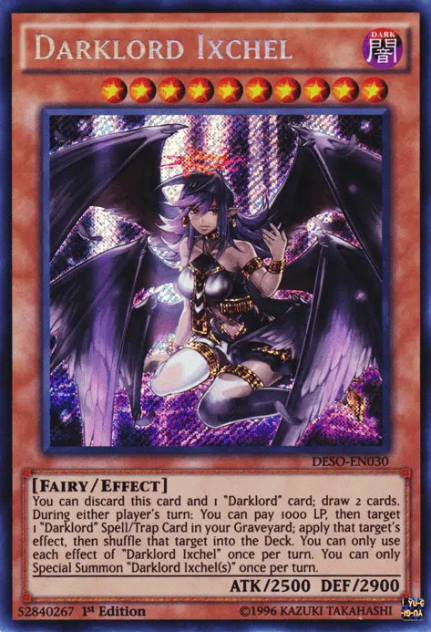 Darklord Ixchel [DESO-EN030] Secret Rare - Doe's Cards