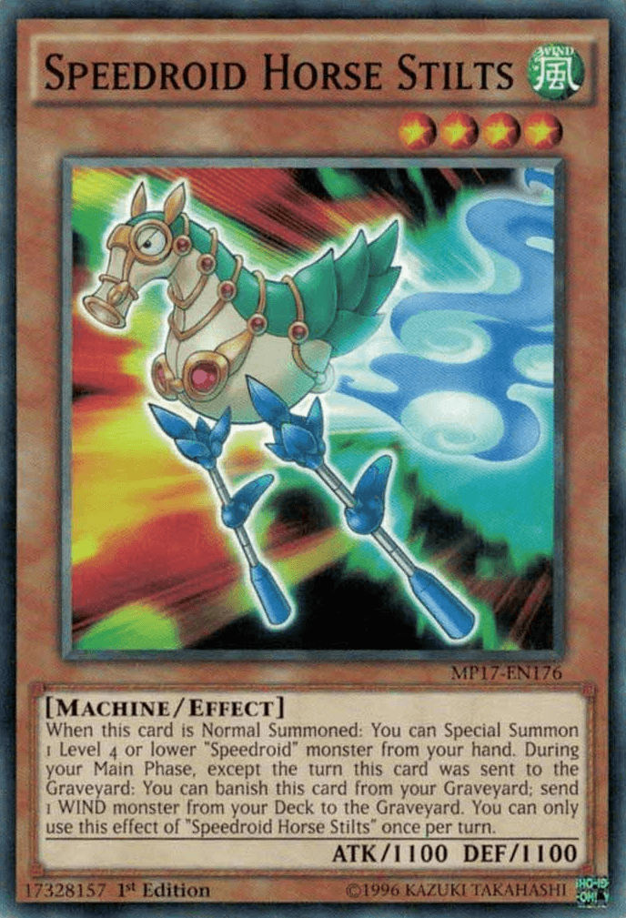 Speedroid Horse Stilts [MP17-EN176] Common - Doe's Cards