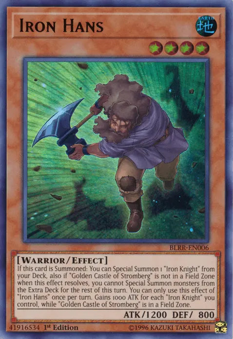 Iron Hans [BLRR-EN006] Ultra Rare - Doe's Cards
