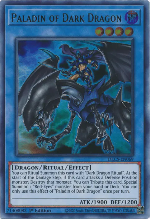 Paladin of Dark Dragon [DLCS-EN069] Ultra Rare - Doe's Cards
