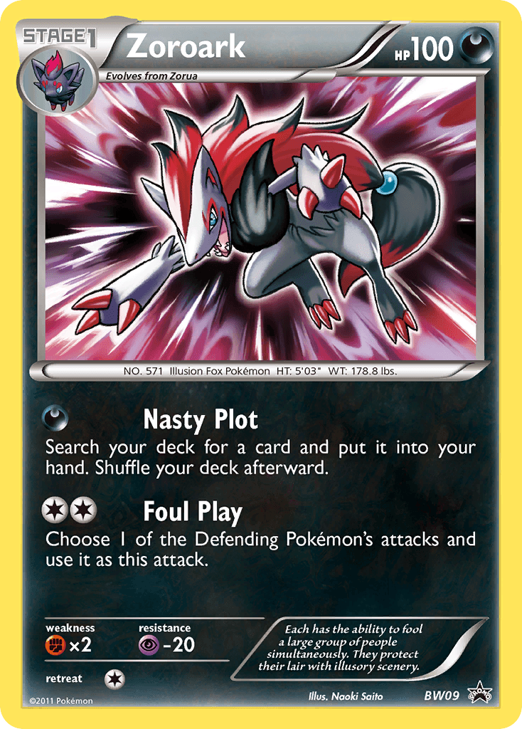 Zoroark (BW09) [Black & White: Black Star Promos] - Doe's Cards