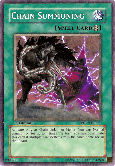 Chain Summoning [PTDN-EN057] Common - Doe's Cards