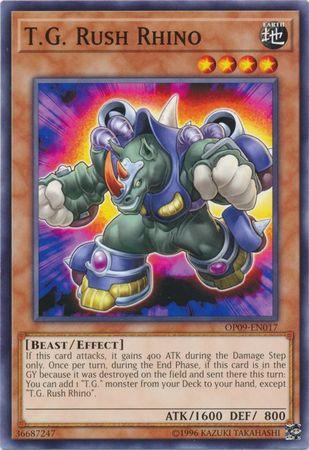 T.G. Rush Rhino [OP09-EN017] Common - Doe's Cards