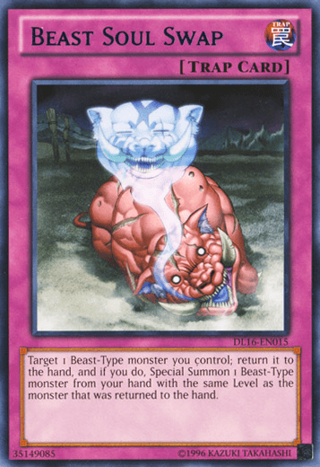 Beast Soul Swap (Blue) [DL16-EN015] Rare - Doe's Cards