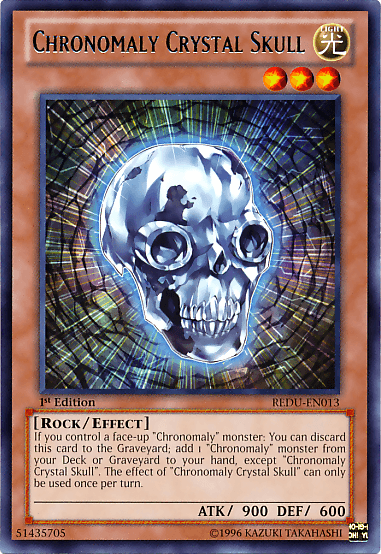 Chronomaly Crystal Skull [REDU-EN013] Rare - Doe's Cards