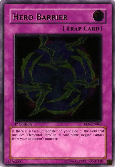 Hero Barrier [EEN-EN049] Ultimate Rare - Doe's Cards