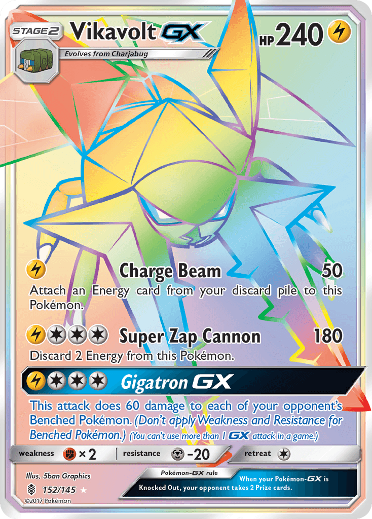 Vikavolt GX (152/145) [Sun & Moon: Guardians Rising] - Doe's Cards