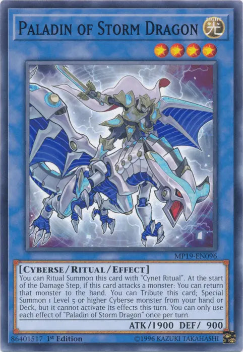 Paladin of Storm Dragon [MP19-EN096] Common - Doe's Cards