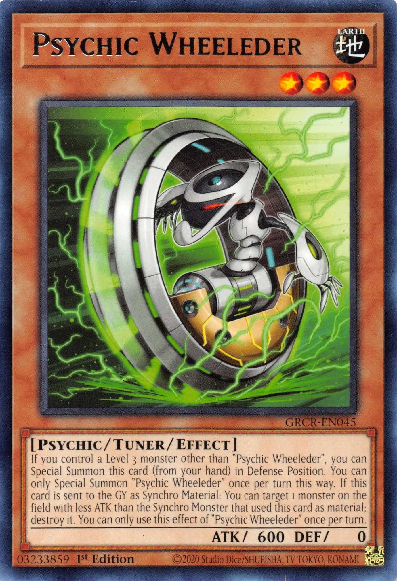 Psychic Wheeleder [GRCR-EN045] Rare - Doe's Cards