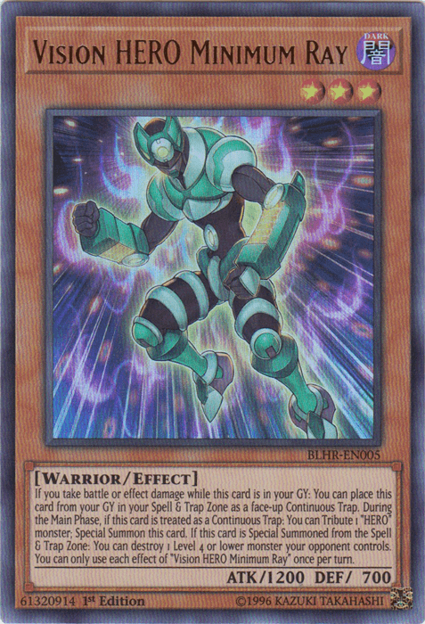 Vision Hero Minimum Ray [BLHR-EN005] Ultra Rare - Doe's Cards