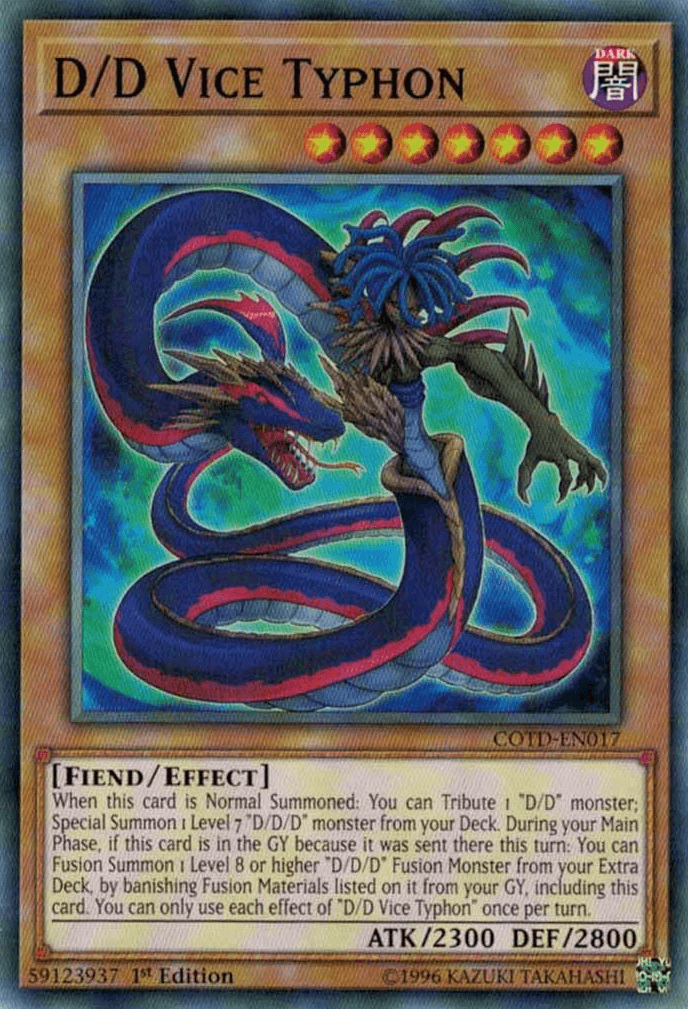 D/D Vice Typhon [COTD-EN017] Common - Doe's Cards