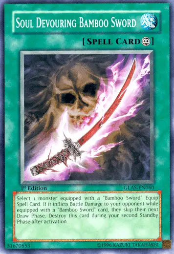 Soul Devouring Bamboo Sword [GLAS-EN060] Common - Doe's Cards
