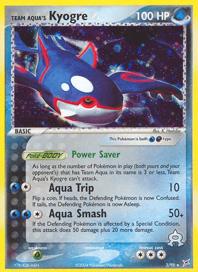 Team Aqua's Kyogre (3/95) [EX: Team Magma vs Team Aqua] - Doe's Cards