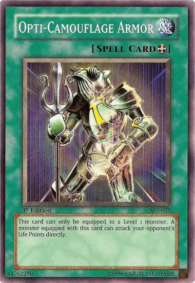 Opti-Camouflage Armor [AST-035] Common - Doe's Cards