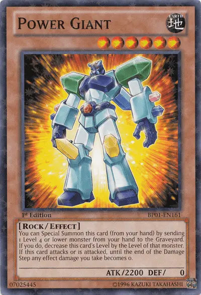 Power Giant [BP01-EN161] Starfoil Rare - Doe's Cards
