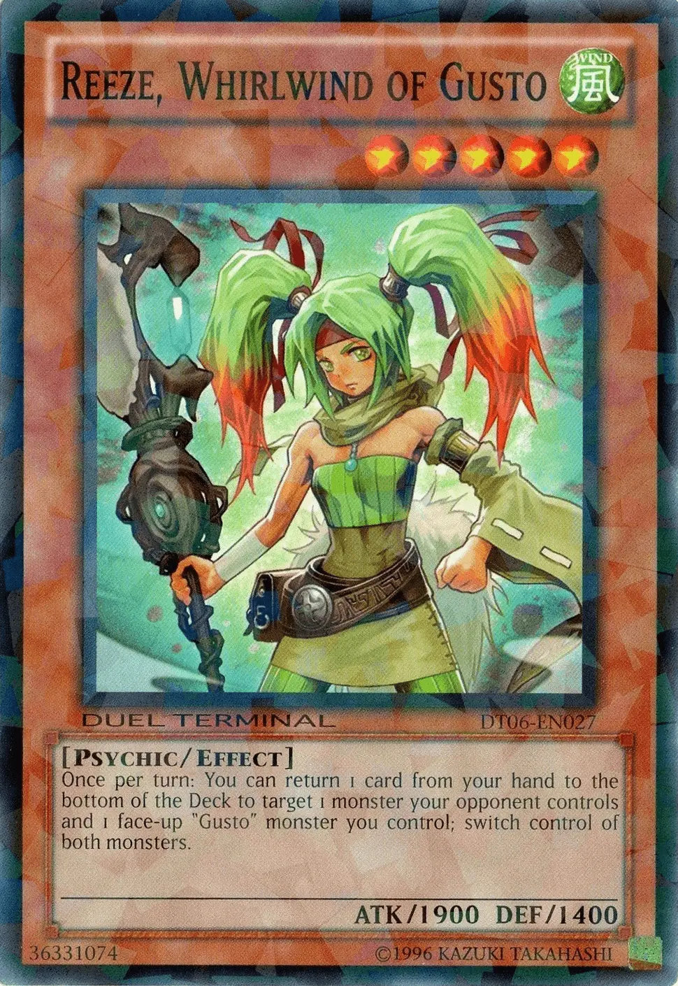 Reeze, Whirlwind of Gusto [DT06-EN027] Common - Doe's Cards