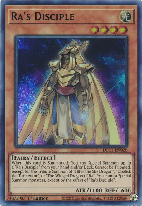 Ra's Disciple (Green) [DLCS-EN026] Ultra Rare - Doe's Cards