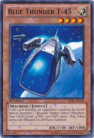 Blue Thunder T-45 [BP01-EN198] Starfoil Rare - Doe's Cards