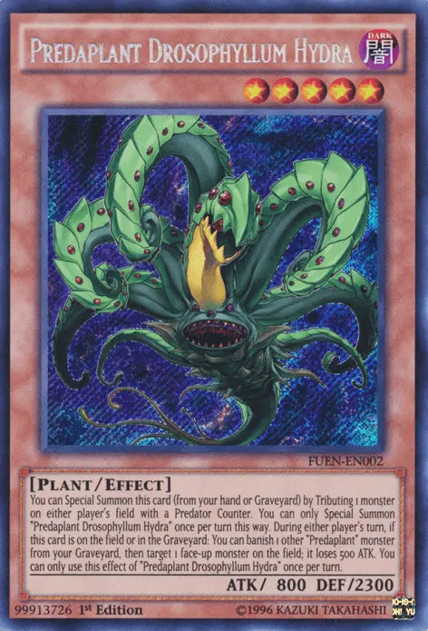 Predaplant Drosophyllum Hydra [FUEN-EN002] Secret Rare - Doe's Cards