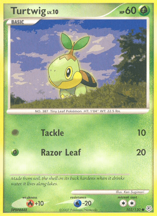 Turtwig (103/130) [Diamond & Pearl: Base Set] - Doe's Cards