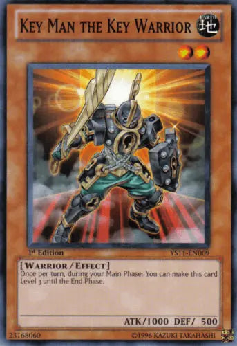Key Man the Key Warrior [YS11-EN009] Common - Doe's Cards