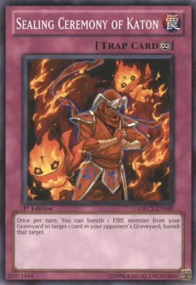 Sealing Ceremony of Katon [ORCS-EN080] Common - Doe's Cards