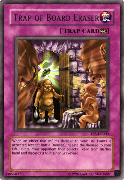 Trap of Board Eraser [TP5-EN009] Rare - Doe's Cards