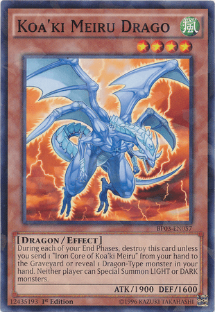 Koa'ki Meiru Drago [BP03-EN057] Shatterfoil Rare - Doe's Cards