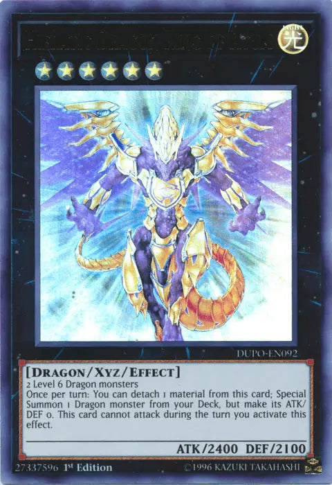 Hieratic Dragon King of Atum [DUPO-EN092] Ultra Rare - Doe's Cards