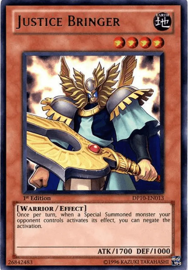 Justice Bringer [DP10-EN013] Ultra Rare - Doe's Cards