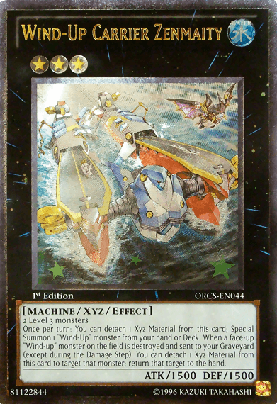 Wind-Up Carrier Zenmaity [ORCS-EN044] Ultimate Rare - Doe's Cards