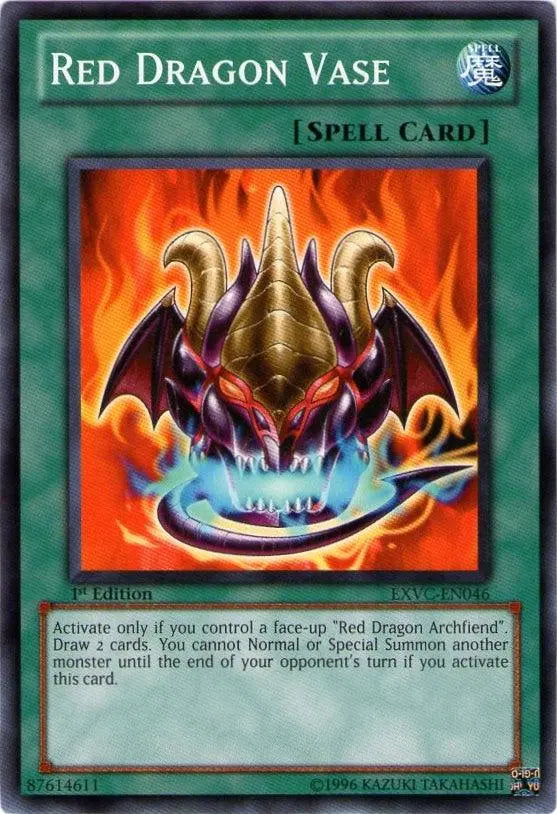 Red Dragon Vase [EXVC-EN046] Common - Doe's Cards