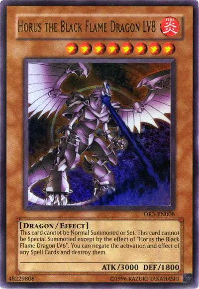 Horus the Black Flame Dragon LV8 [DR3-EN008] Ultra Rare - Doe's Cards