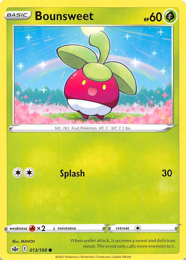 Bounsweet (013/198) [Sword & Shield: Chilling Reign] - Doe's Cards