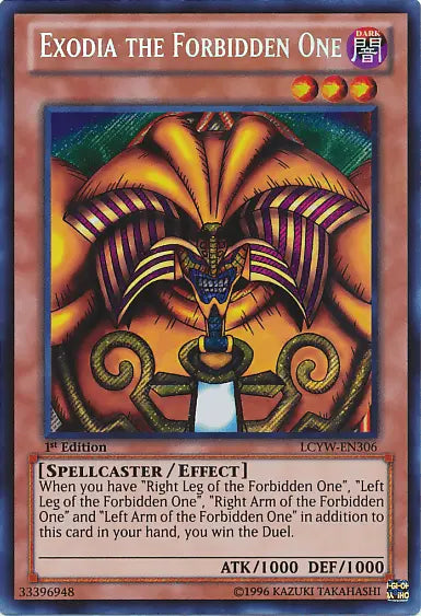Exodia the Forbidden One [LCYW-EN306] Secret Rare - Doe's Cards